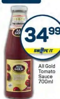 Pick n Pay All Gold Tomato Sauce-700ml offer