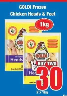 Boxer GOLDI FROZEN CHICKEN HEADS & FEET offer