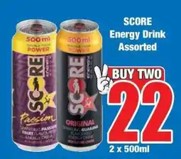 Boxer SCORE Energy Drink Assorted offer