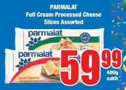 Boxer PARMALAT Full Cream Processed Cheese Slices Assorted offer