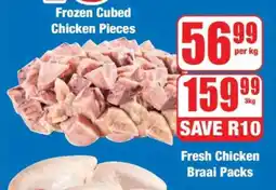Boxer Frozen Cubed Chicken Pieces offer