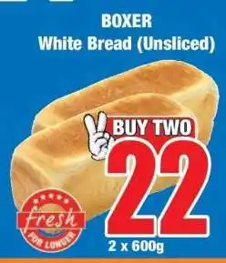 Boxer BOXER White Bread (Unsliced) offer