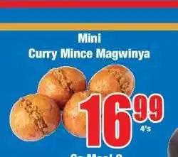 Boxer Mini Curry Mince Magwinya offer