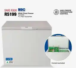 OK Furniture KIC White Chest Freezer offer