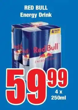 Boxer Red Bull Energy Drink offer