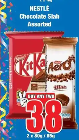 Boxer NESTLÉ Chocolate Slab Assorted offer