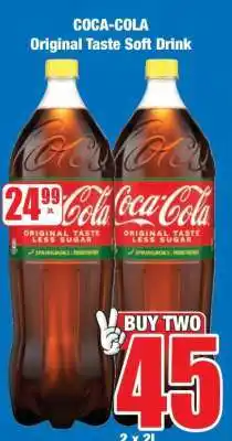 Boxer COCA-COLA Original Taste Soft Drink offer