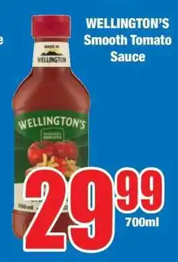 Boxer WELLINGTON'S Smooth Tomato Sauce offer