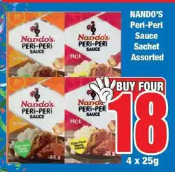Boxer Nando's Peri-Peri Sauce Sachet Assorted offer