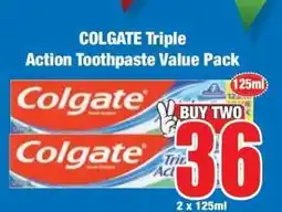 Boxer Colgate Triple Action Toothpaste Value Pack offer