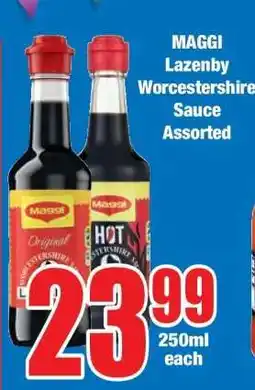 Boxer MAGGI Lazenby Worcestershire Sauce Assorted offer
