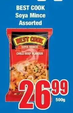 Boxer BEST COOK Soya Mince Assorted offer