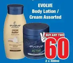Boxer EVOLVE Body Lotion / Cream Assorted offer
