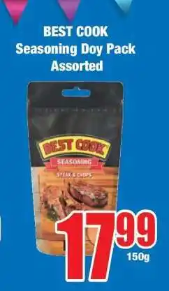 Boxer BEST COOK Seasoning Doy Pack Assorted offer