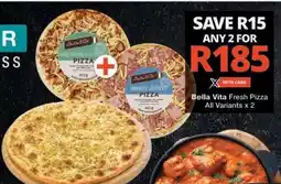 Checkers Bella Vita Fresh Pizza offer