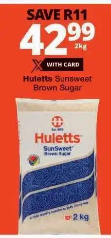 Checkers Huletts SunSweet Brown Sugar offer