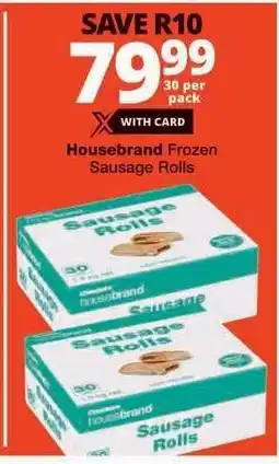 Checkers Housebrand Frozen Sausage Rolls offer