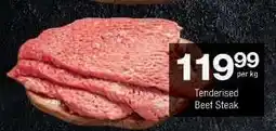 Checkers TENDERISED BEEF STEAK offer