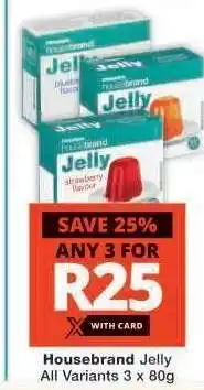 Checkers Housebrand Jelly offer