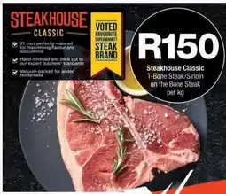 Checkers Steakhouse Classic T-Bone Steak/Sirloin on the Bone offer
