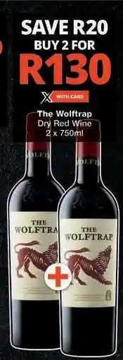 Checkers The Wolftrap Dry Red Wine offer