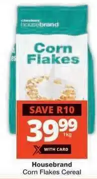 Checkers Housebrand Corn Flakes Cereal offer