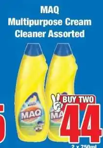 Boxer MAQ Multipurpose Cream Cleaner Assorted offer