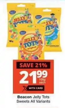 Checkers Beacon Jelly Tots offer
