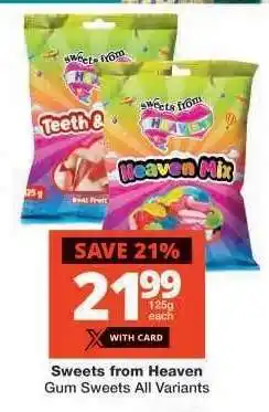 Checkers Sweets From Heaven offer