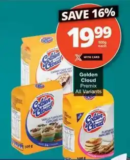 Checkers Golden Cloud Premix offer