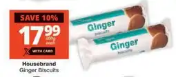 Checkers Housebrand Ginger Biscuits offer
