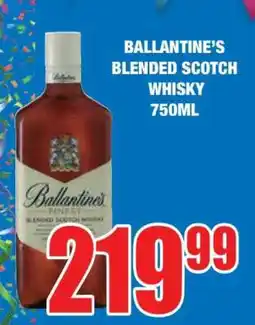 Boxer Ballantine's Blended Scotch Whisky 750ml offer