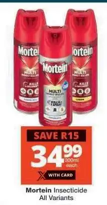 Checkers Mortein Insecticide offer