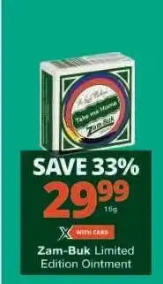 Checkers Zam-Buk Limited Edition Ointment offer