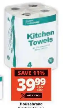 Checkers Housebrand Kitchen Towels offer
