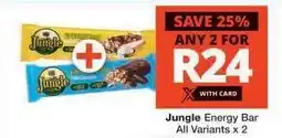 Checkers Jungle Energy Bar offer