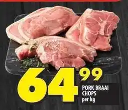 Shoprite PORK BRAAI CHOPS offer