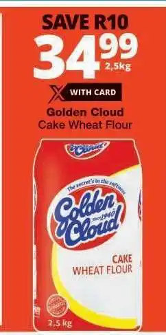 Checkers GOLDEN CLOUD CAKE WHEAT FLOUR offer