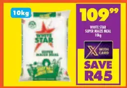Shoprite White Star Super Maize Meal-10Kg offer