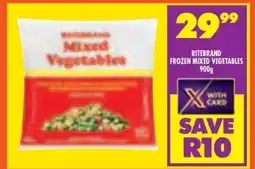 Shoprite RITEBRAND FROZEN MIXED VEGETABLES 900g offer