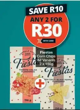 Checkers FIESTAS CORN CHIPS offer