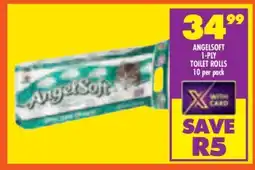 Shoprite ANGELSOFT 1-PLY TOILET ROLLS 10 per pack offer