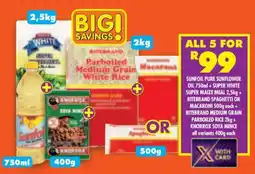 Shoprite All 5 for R99 offer