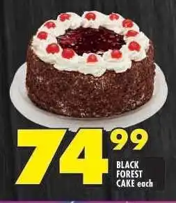 Shoprite BLACK FOREST CAKE offer