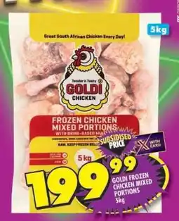 Shoprite GOLDI FROZEN CHICKEN MIXED PORTIONS 5kg offer
