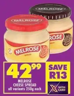 Shoprite Melrose Cheese Spread offer