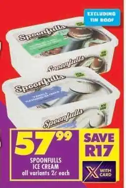 Shoprite Spoonfulls Ice Cream offer