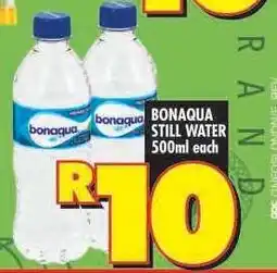 Shoprite BONAQUA STILL WATER 500ml each offer