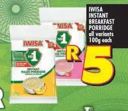 Shoprite IWISA Instant Breakfast Porridge offer