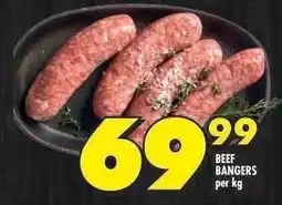 Shoprite BEEF BANGERS offer